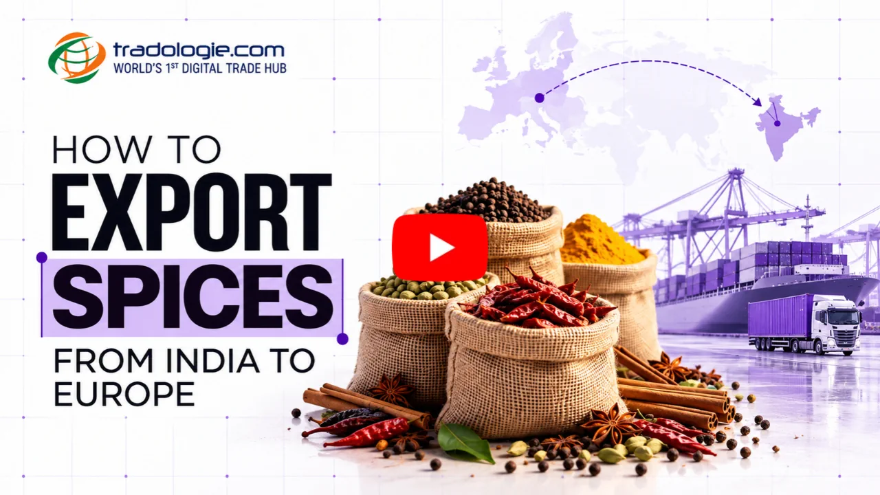 

How to Export Spices from India to Europe