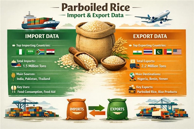IR 64 Parboiled Rice