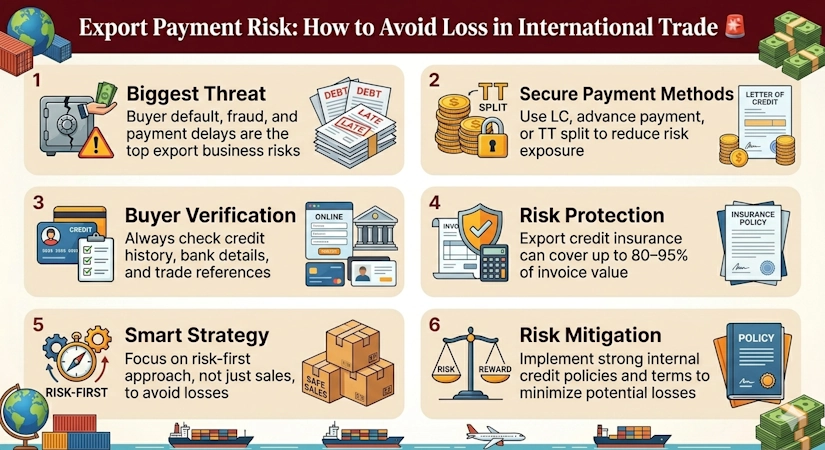 High Risk Exports Export Payment Risk: Avoid Loss in International Trade