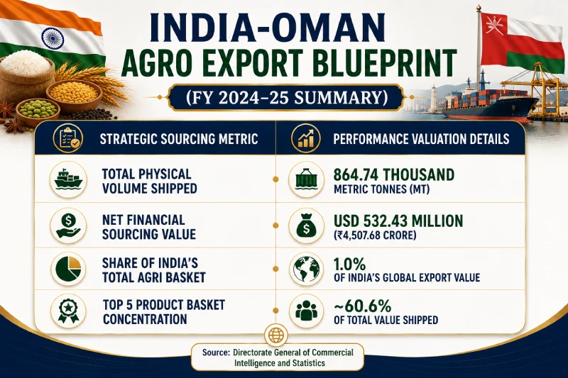 India-oman Agro Export Blueprint