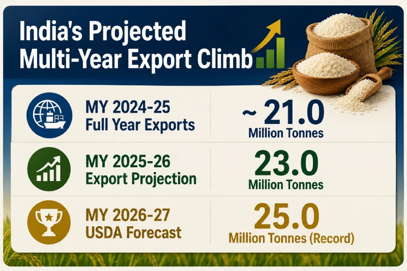 India's Projected Multi-Year Export Climb
