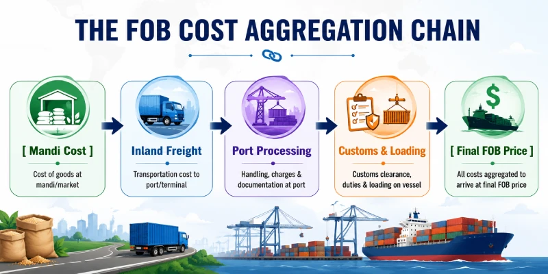 The Fob Cost Aggregation Chain