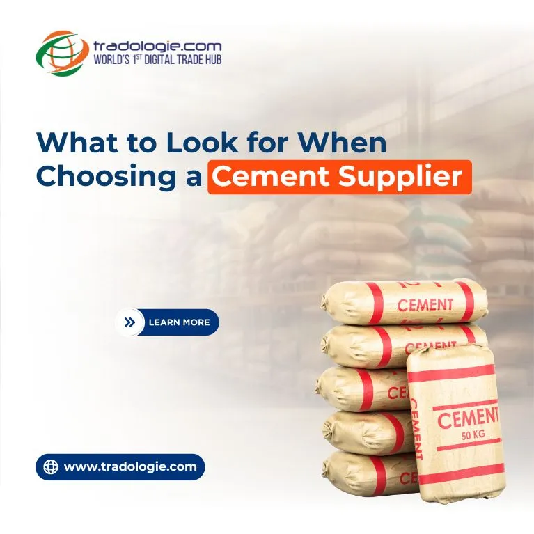 What to Look for When Choosing a Cement Supplier