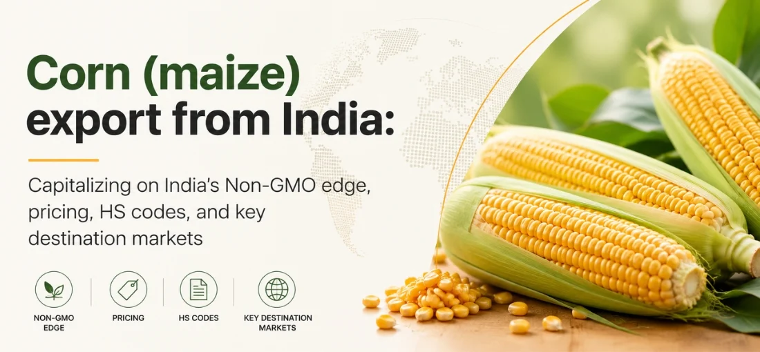 Corn (Maize) Export from India