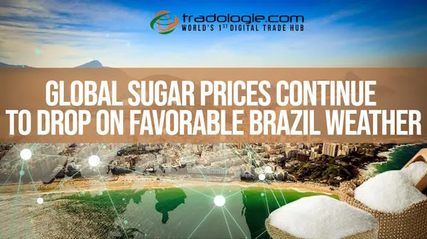 Global Sugar Prices Continue To Drop On Favorable Brazil Weather