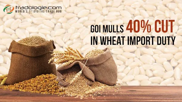GOI Mulls 40% Cut In Wheat Import Duty