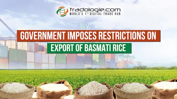 Government Imposes Restrictions On Export Of Basmati Rice