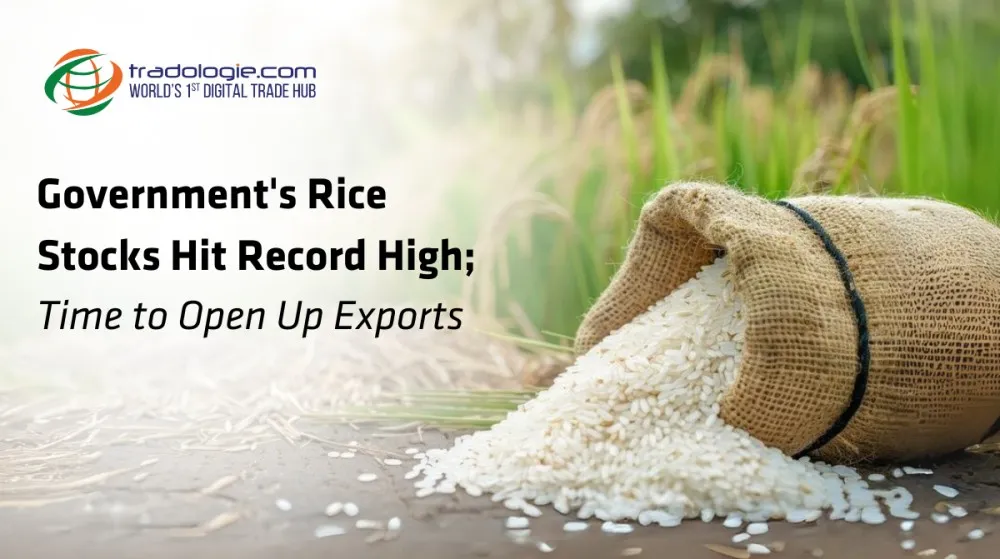 Government's Rice Stocks Hit Record High; Time to Open Up Exports Government's Rice Stocks Hit Record High; Time to Open Up Exports