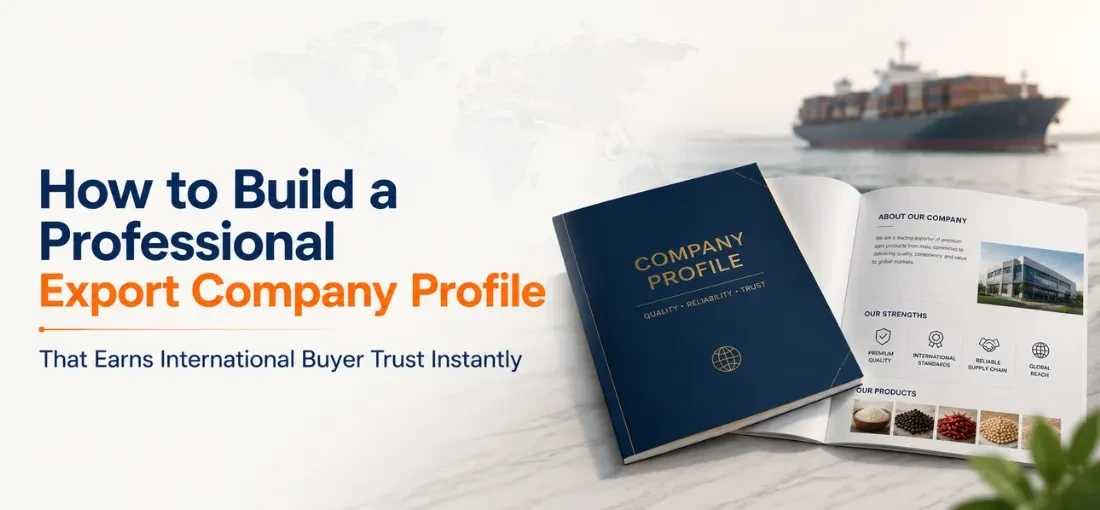 How to Build a Professional Export Company Profile That Earns International Buyer Trust Instantly