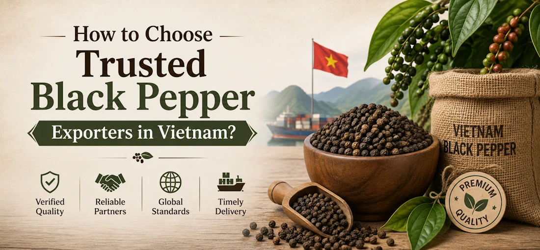How to Choose Trusted Black Pepper Exporters in Vietnam