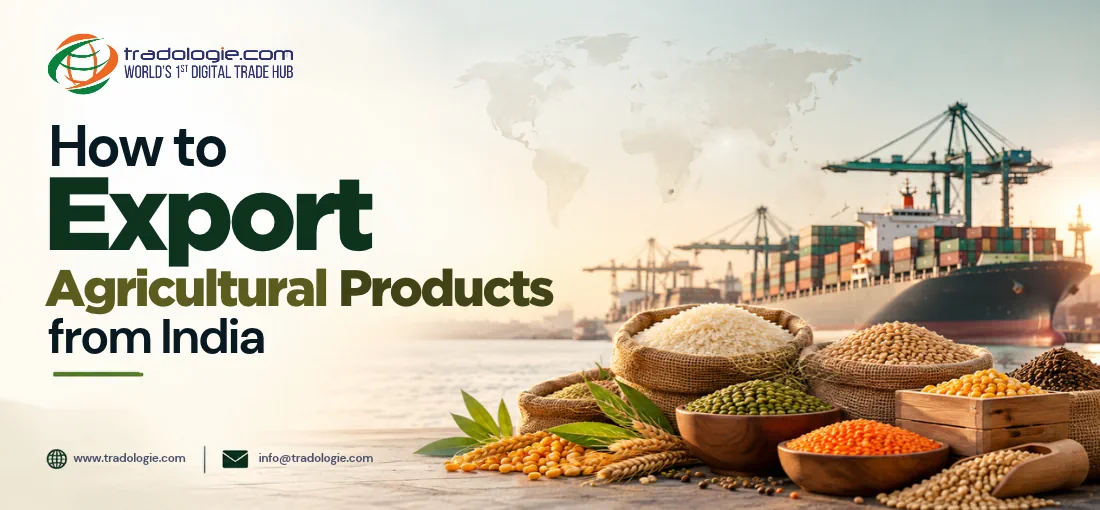 how to export agricultural products from india