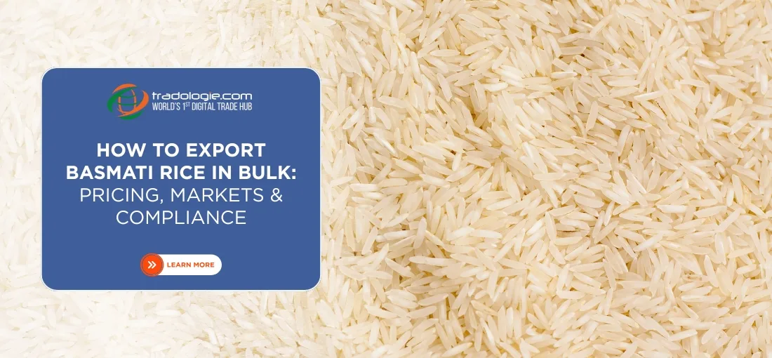 How to Export Basmati Rice in Bulk: Pricing, Markets & Compliance
