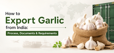How to Export Garlic from India Process, Documents
