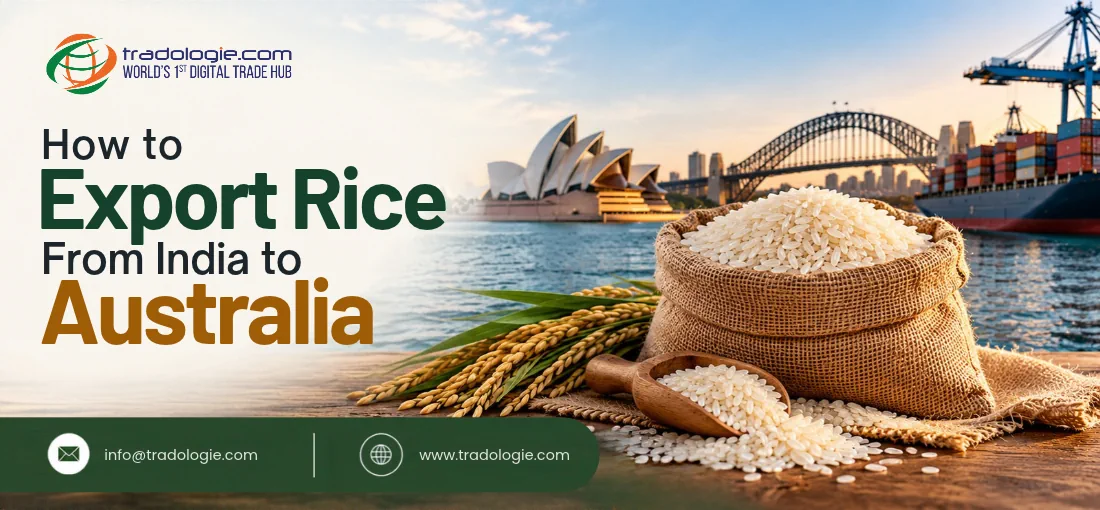 how to export rice from india to australia