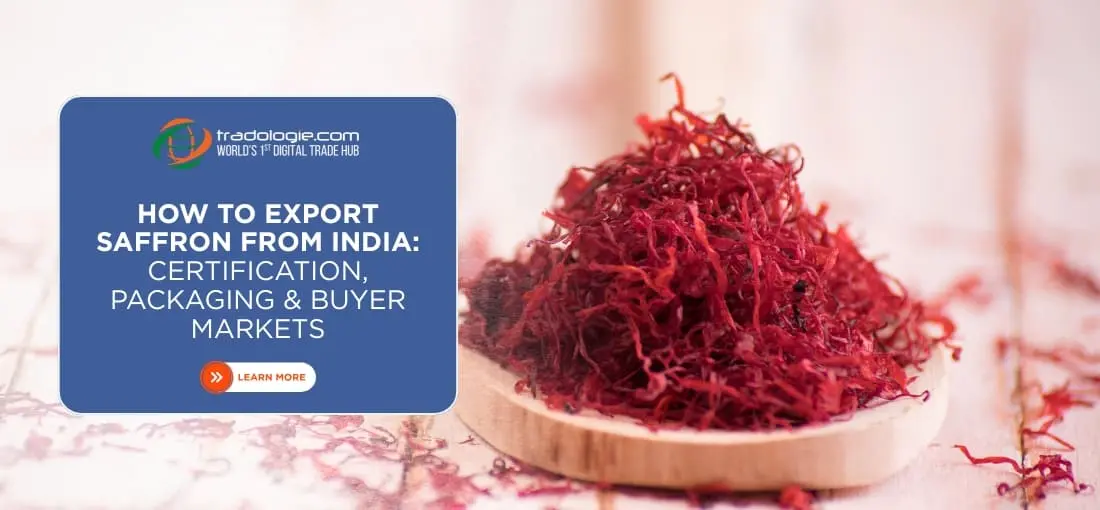 How to Export Saffron from India