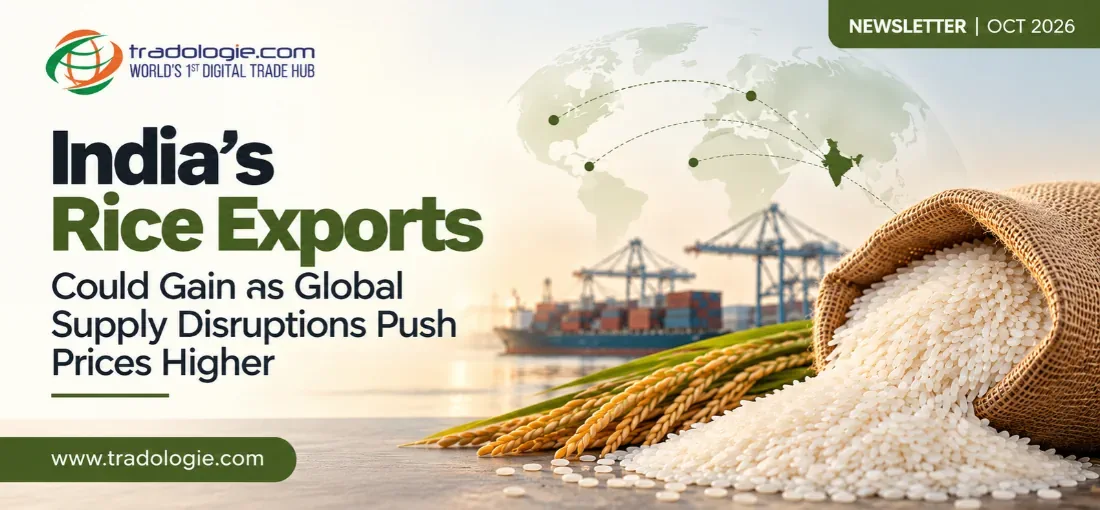 India Rice Exports Could Gain as Global Supply Disruptions