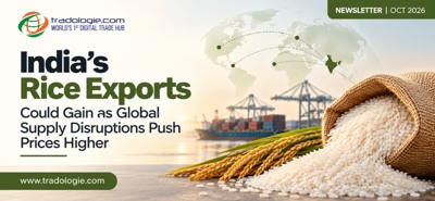 India Rice Exports Could Gain as Global Supply Disruptions