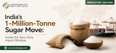 India-s 1-Million-Tonne Sugar Move Inside the Zero-Duty Import Window