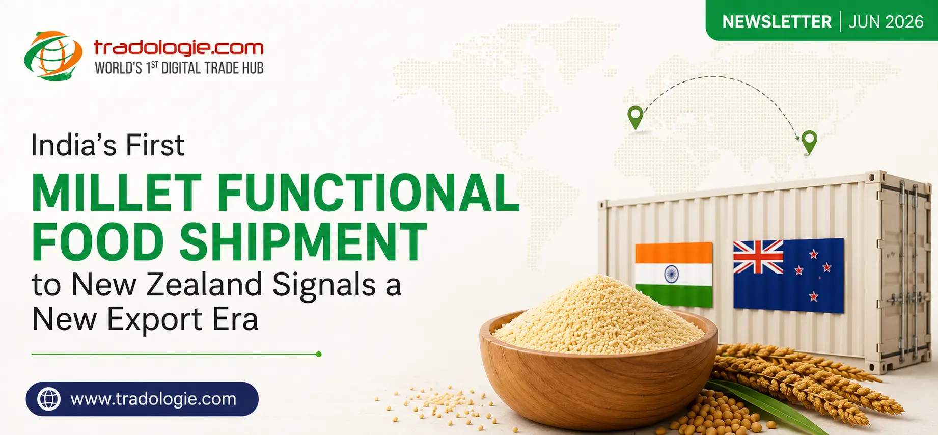 India’s First Millet Shipment to New Zealand