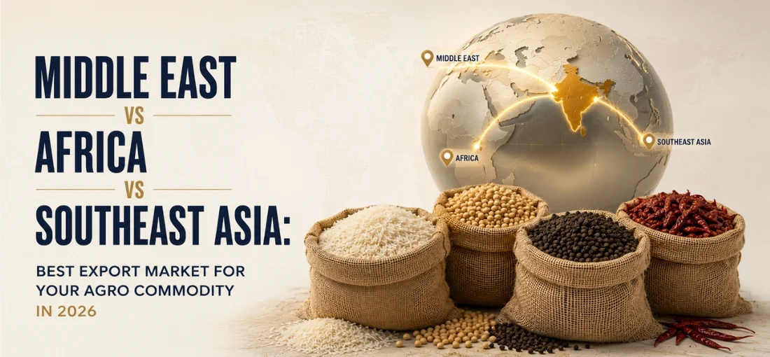 Middle East vs Africa vs Southeast Asia: Best Export Market for Your Agro Commodity in 2026