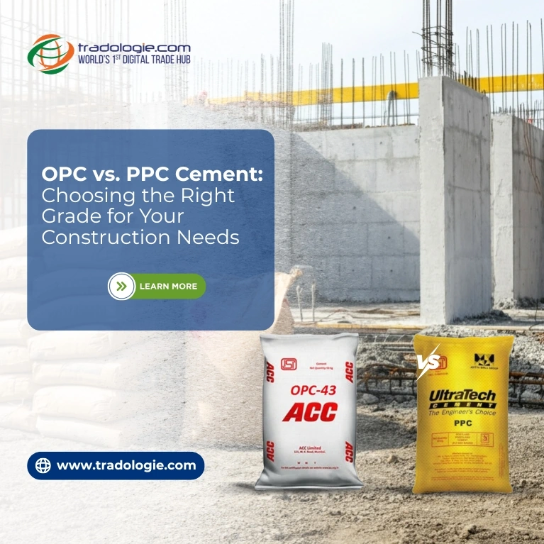 OPC vs PPC Cement: Choosing the Right Grade for Your Construction Needs