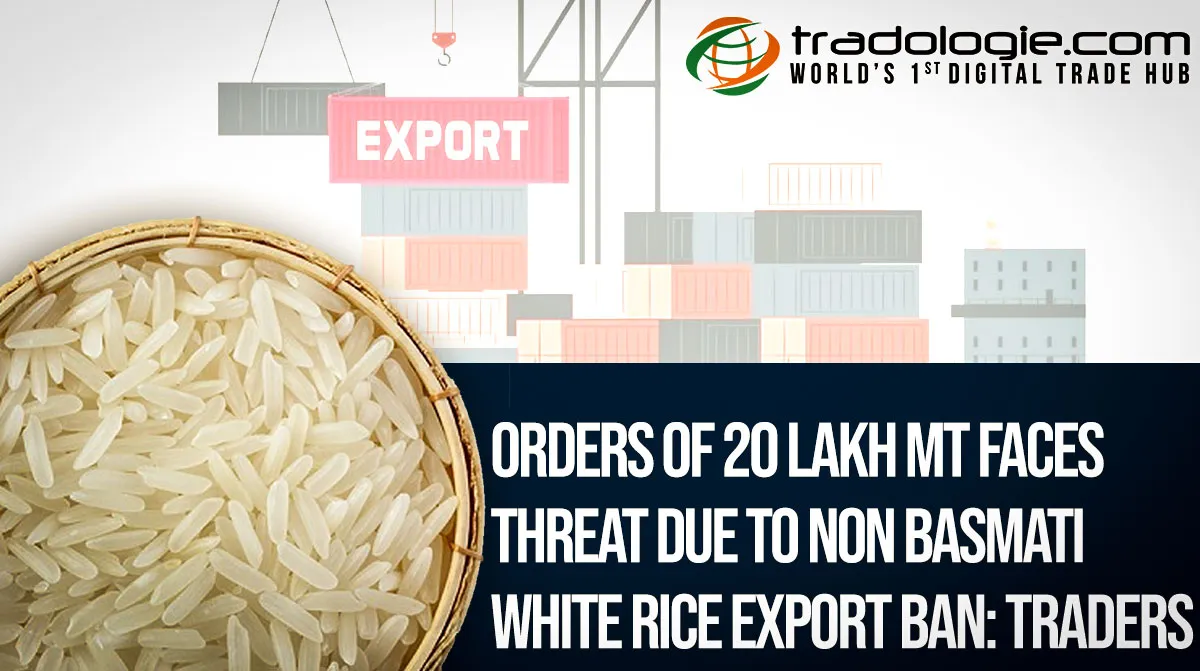 Orders Of 20 Lakh MT Faces Threat Due To Non Basmati White Rice Export Ban: Traders