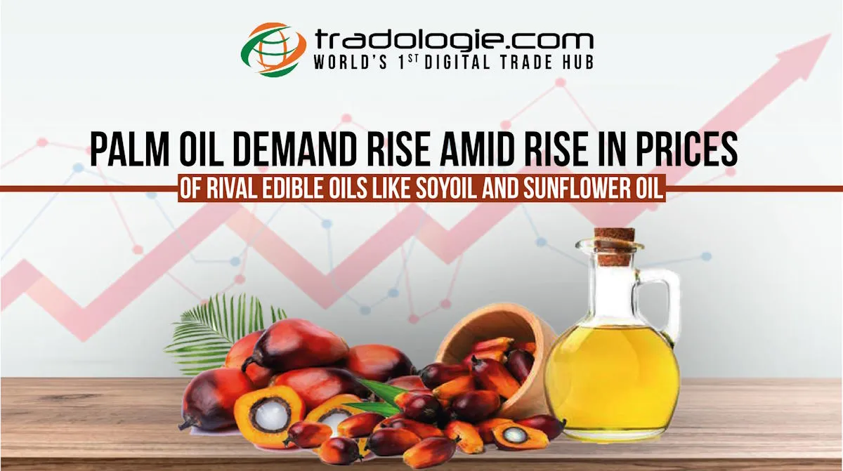 Palm Oil Demand Rise Amid Rise In Prices Of Rival Edible Oils Like Soyoil And Sunflower Oil Palm Oil Demand Rise Amid Rise In Prices Of Rival Edible Oils Like Soyoil And Sunflower Oil