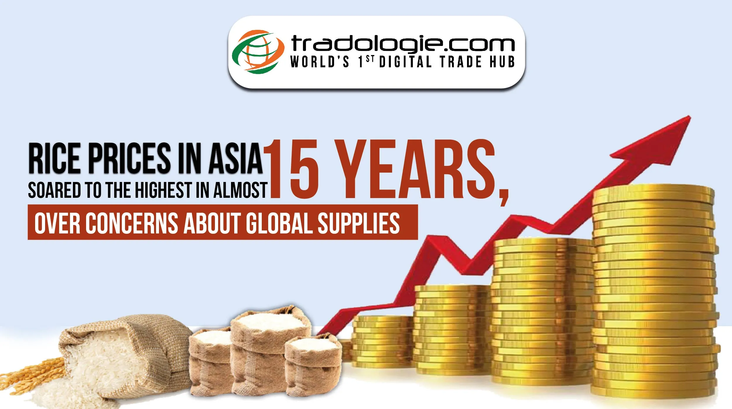 Rice Prices In Asia Soared To The Highest In Almost 15 Years, Over Concerns About Global Supplies