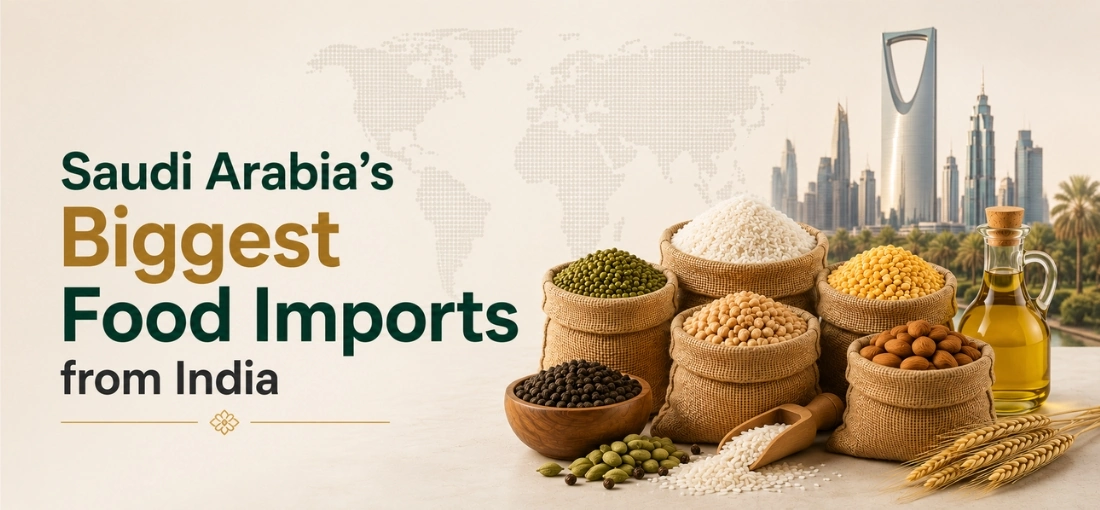 Saudi Arabia Biggest Food Imports from India