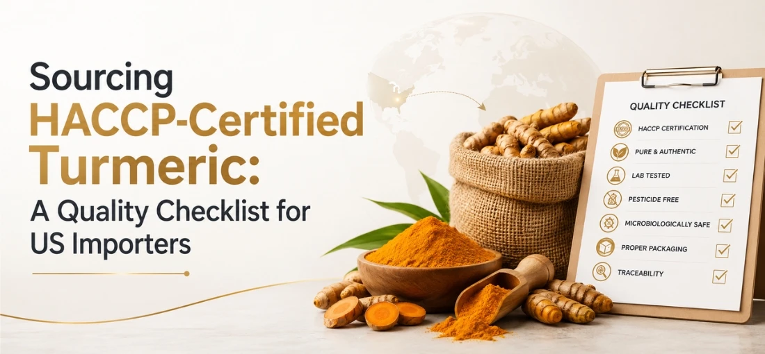 Sourcing HACCP-Certified Turmeric