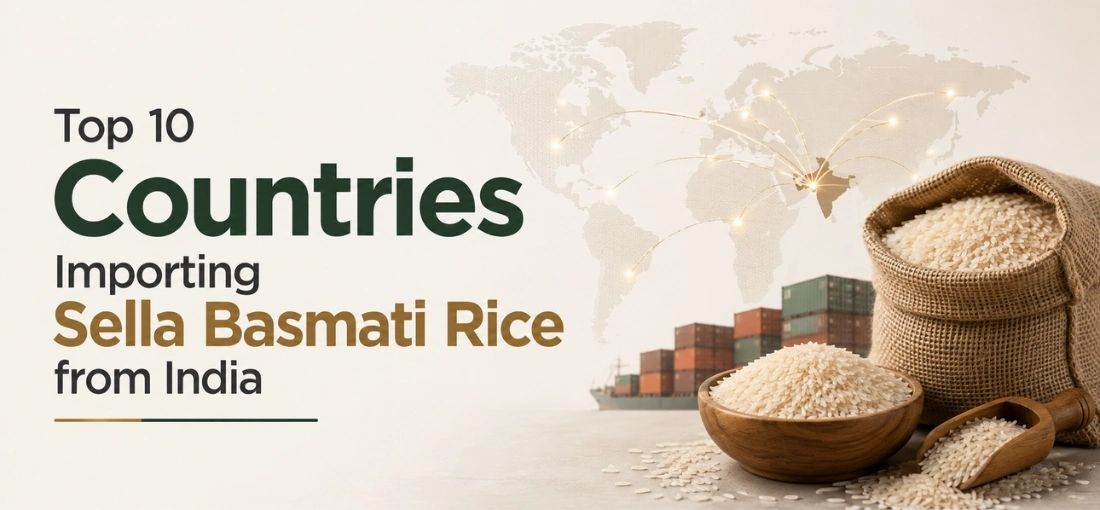 Top 10 Countries Importing Sella Basmati Rice from India