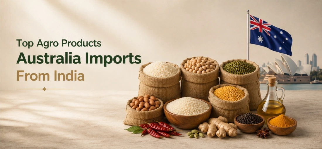 Top Agro Products Australia Imports From India
