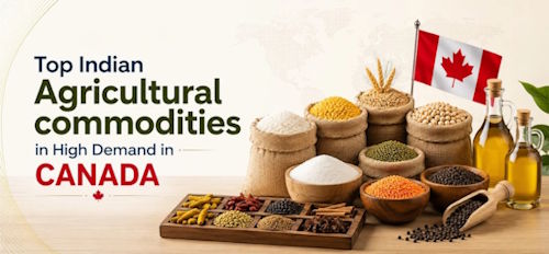 Top Indian Agricultural commodities in High Demand in Canada