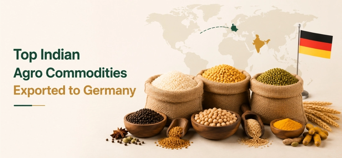 Top Indian Agro Commodities Exported to Germany