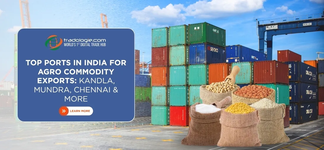 Top Ports in India for Agro Commodity Exports: Kandla, Mundra, Chennai & More
